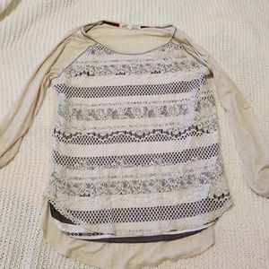 Buckle: Jolt: 3/4 sleeve layered shirt